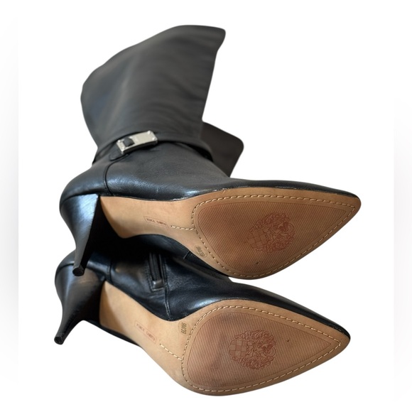 Elegant Black Leather Knee-High Boots Leather Dolce Vita 9 - Picture 4 of 4